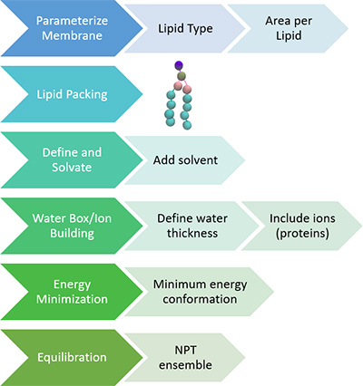 Membrane building -- flowchart